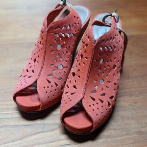 Anthropologie wedge sandals